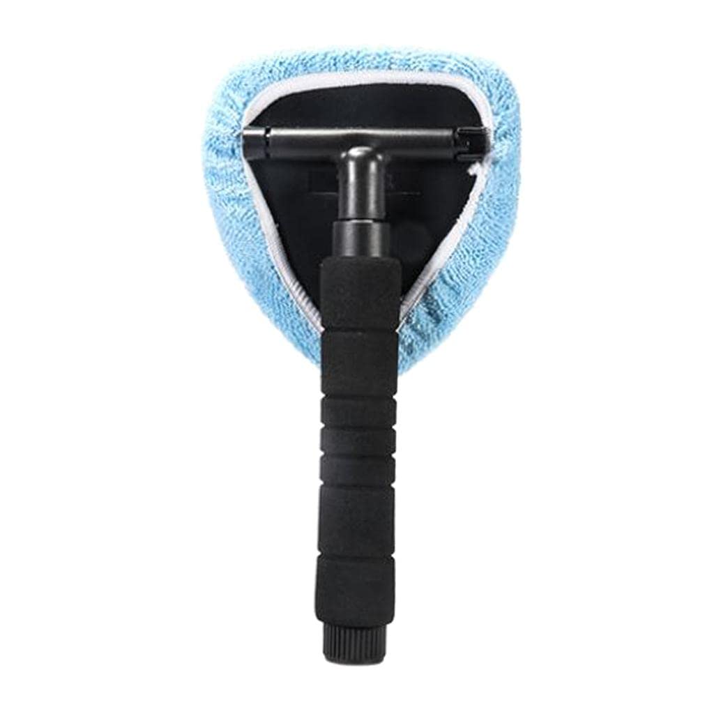 figatia 1 Pack Retractable Microfiber Car Windshield Cleaning Brush - Perfect for Car Windows, Home Glass & Mirror Cleaning
