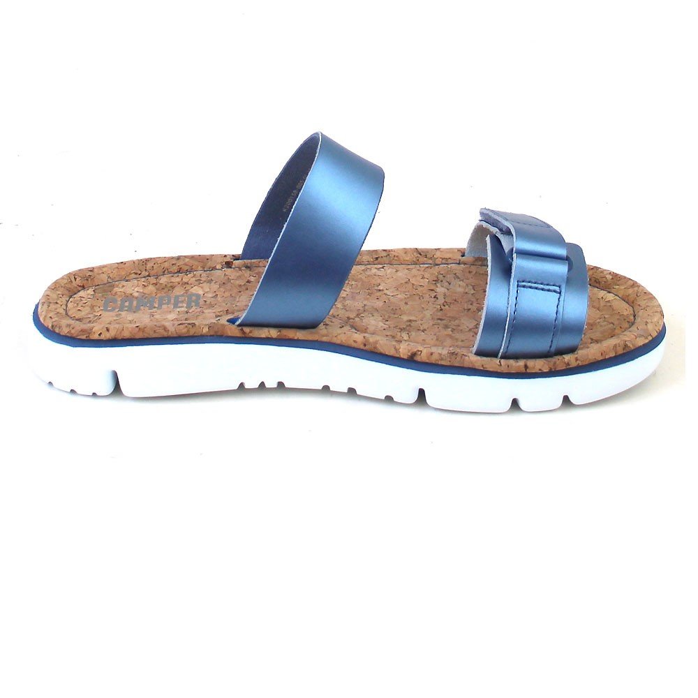 Camper Women's Oruga Comfortable Outdoor Sandals - Lightweight Hiking & Travel Shoes for Summer, Beach & Casual Wear (Blue)