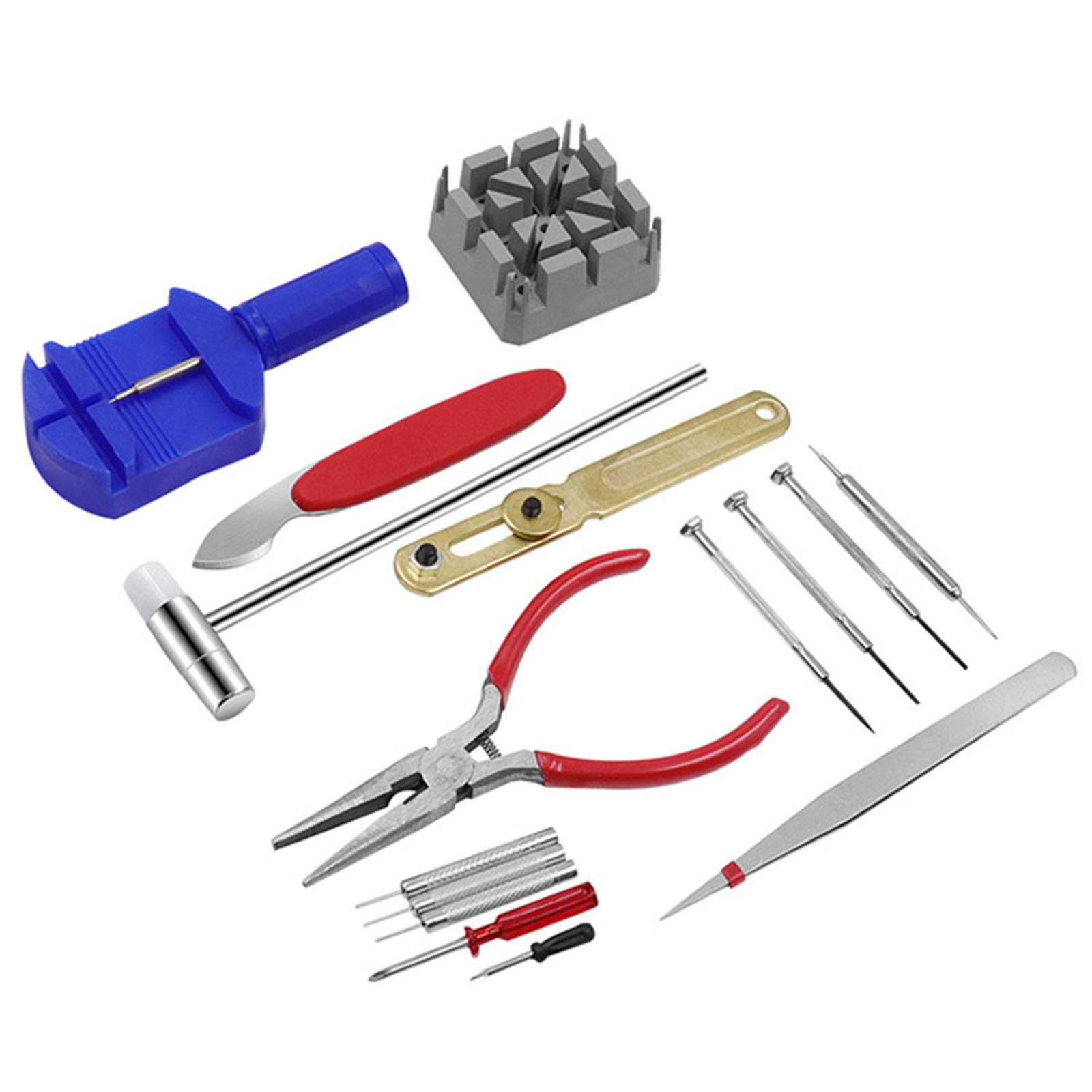 VALINK 16Pcs Watch Repair Kit - Case Opener & Link Remover for Watchmakers & DIY