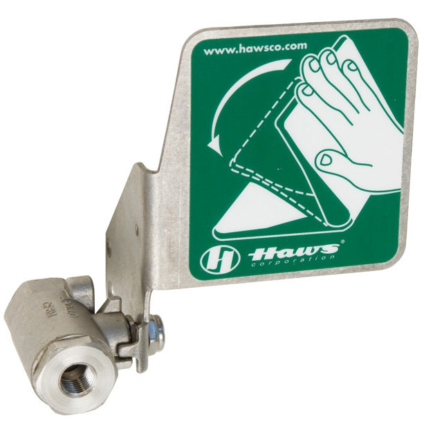 Haws SP228 Replacement Eyewash Ball Valve with Handle - Emergency Eye Wash Station Repair Part for Labs, Factories & Workplaces
