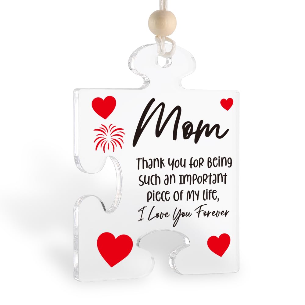 Acrylic Puzzle Plaque for Mom - Unique Thank You Gift from Daughter | Birthday, Anniversary & Home Decor