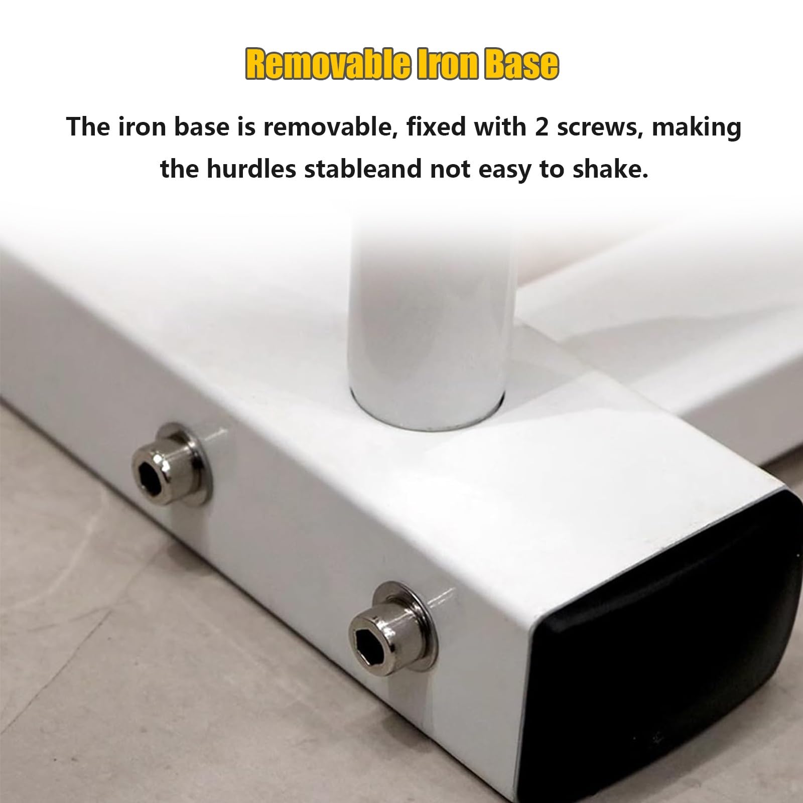 Aimery Adjustable Foam & Metal Practice Hurdles for Track and Field Training - Professional Agility Hurdles Equipment for Athletes - Perfect for Outdoor Sports, Speed Drills & Fitness Workouts