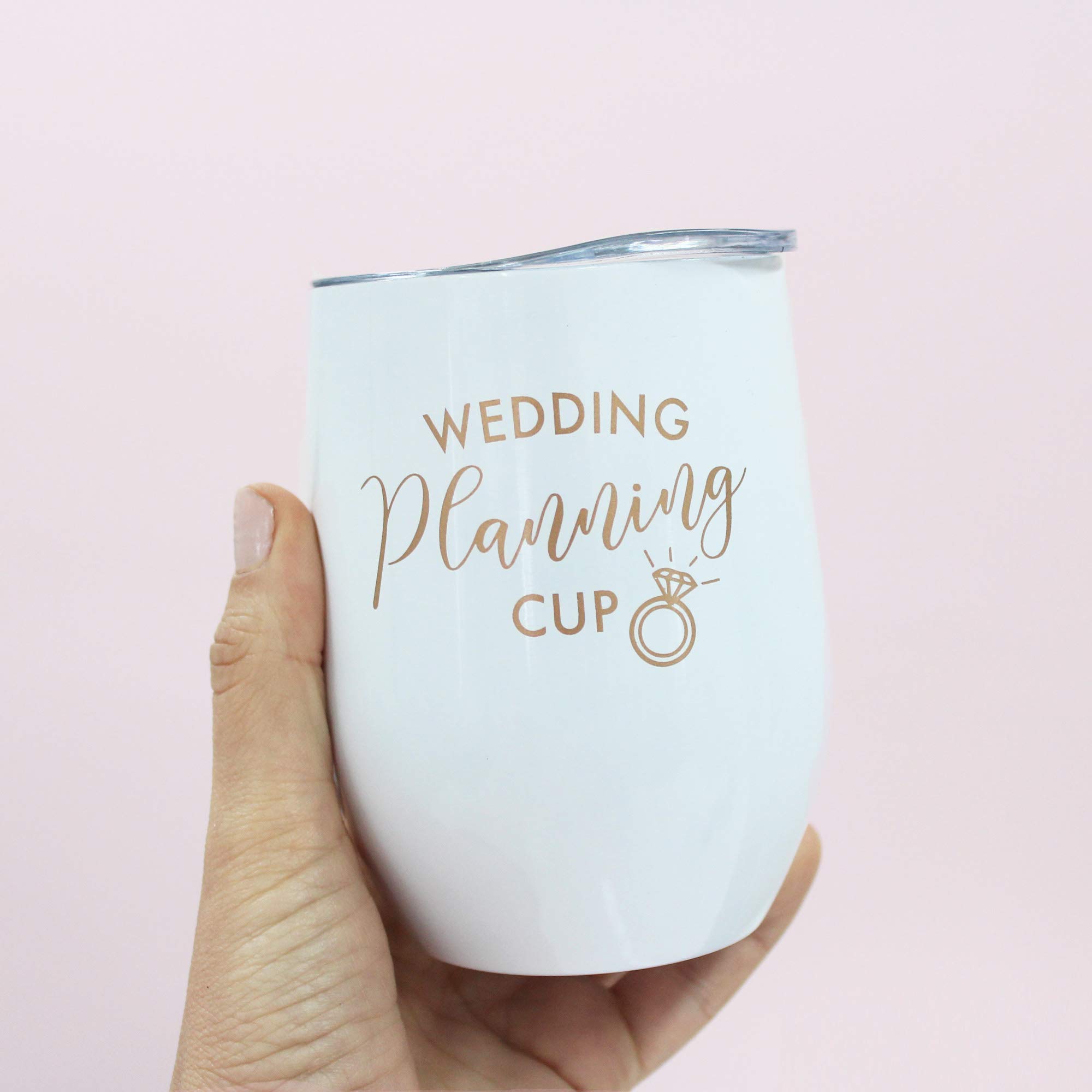 Bride Cup - Personalized Wedding Planning Glass Tumbler, Elegant Mrs Wine Cup for Brides, Unique Bridal Shower & Bachelorette Party Gift - Perfect for Wedding Planning, Rehearsal Dinners & Newlywed Celebrations
