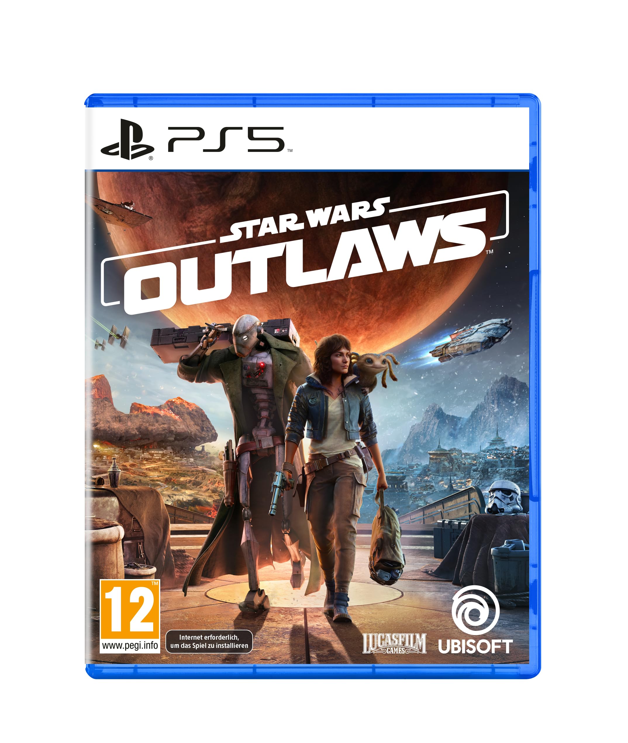 STAR WARS OUTLAWS PS5 Game - Official Licensed Action-Adventure Video Game for PlayStation 5 - Perfect for Sci-Fi Fans & Star Wars Enthusiasts (Great for Solo Gaming & Collectors)