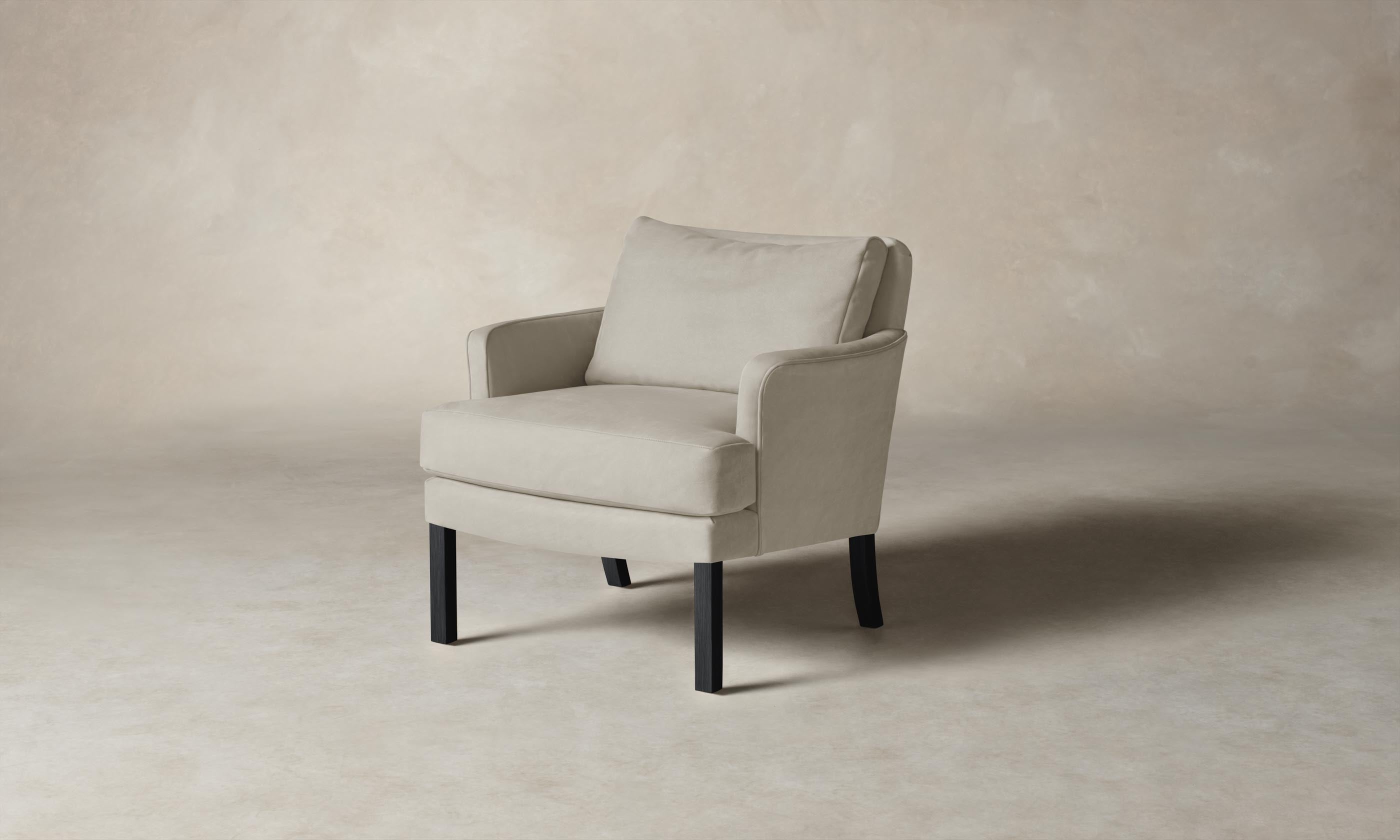 Premium Nubuck Leather Sail Chair - The Kaye Chair for Modern Living Rooms & Office Spaces | Comfortable & Stylish Seating Solution