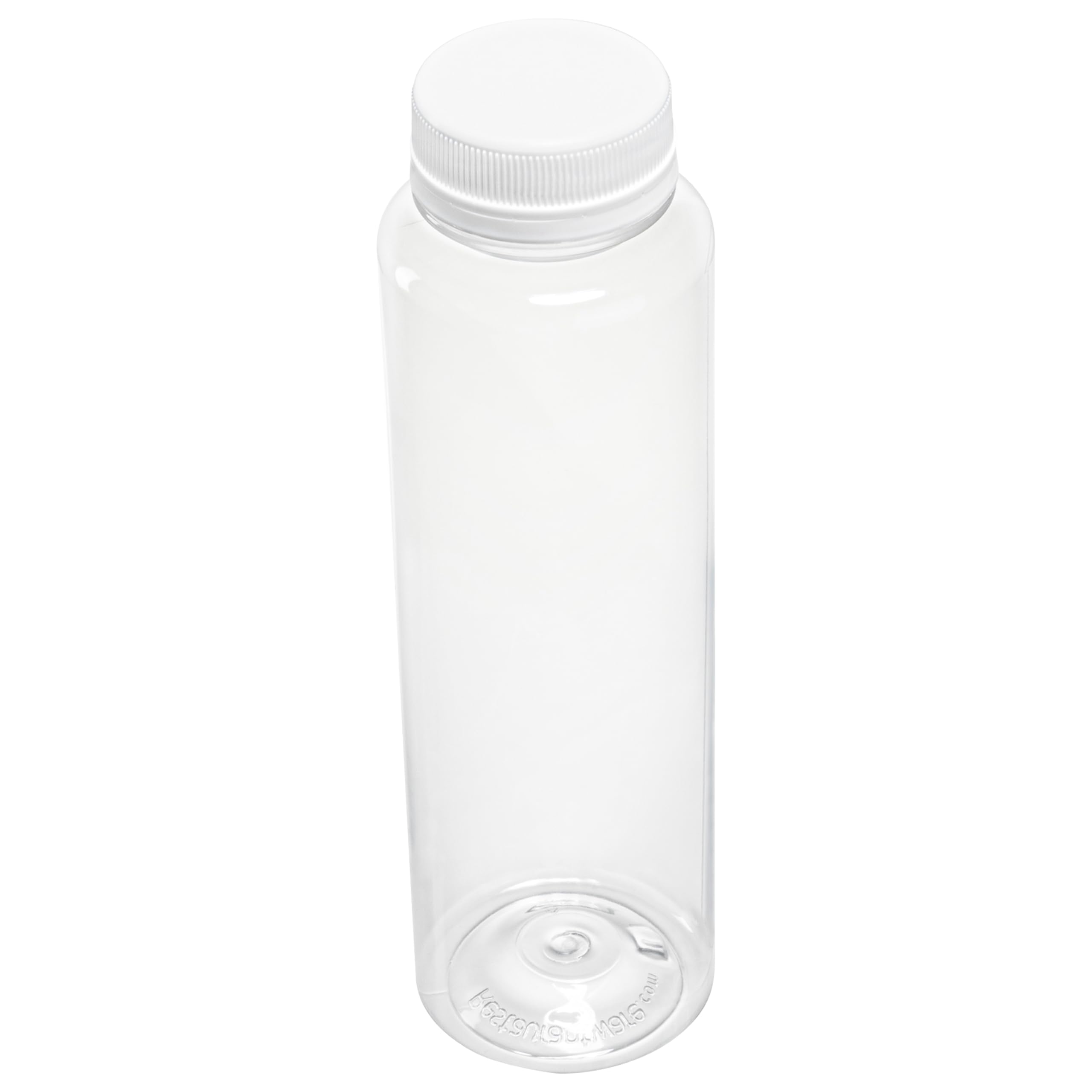 12oz Clear Plastic Juice Bottles with Safety Cap - 100 Pack Recyclable Empty Beverage Containers for Juicing, Milk Tea, Smoothies & More | Perfect for Restaurants, Cafes & Home Use