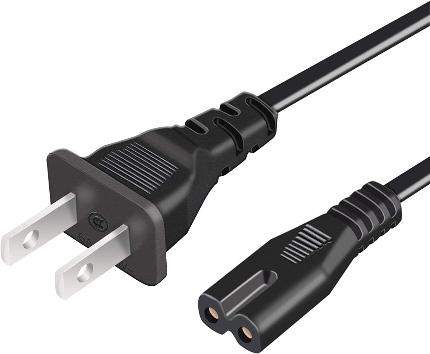 6FT AC Power Cable Cord for DragonHawk Mini Portable Tattoo Power Supply - NEMA 5-15P to IEC-320 C7 Replacement Power Cord - Perfect for Tattoo Artists & Home Studio Setup