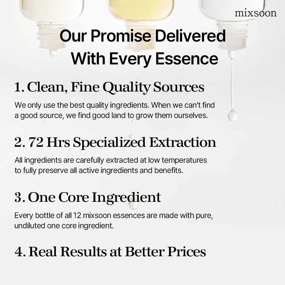 Mixsoon Bifida Ferment Essence Facial Serum - Korean Skincare for Hydration & Anti-Aging | Perfect for Daily Routine & Night Care
