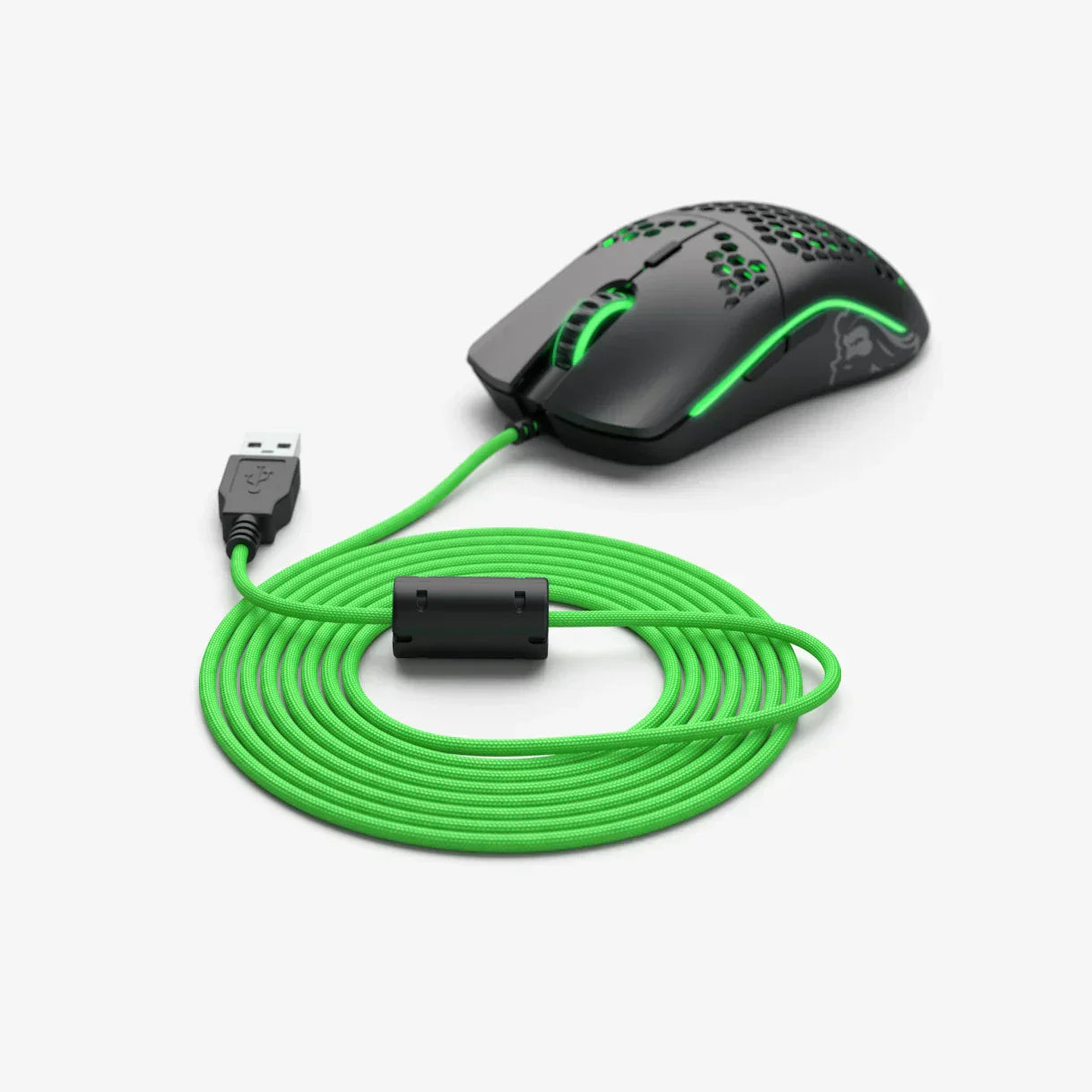 High-Speed Braided USB Cable for Gaming Mice - Durable Nylon Cord for PC, Laptop & Office Use - Perfect for Esports, Work & Home Setup