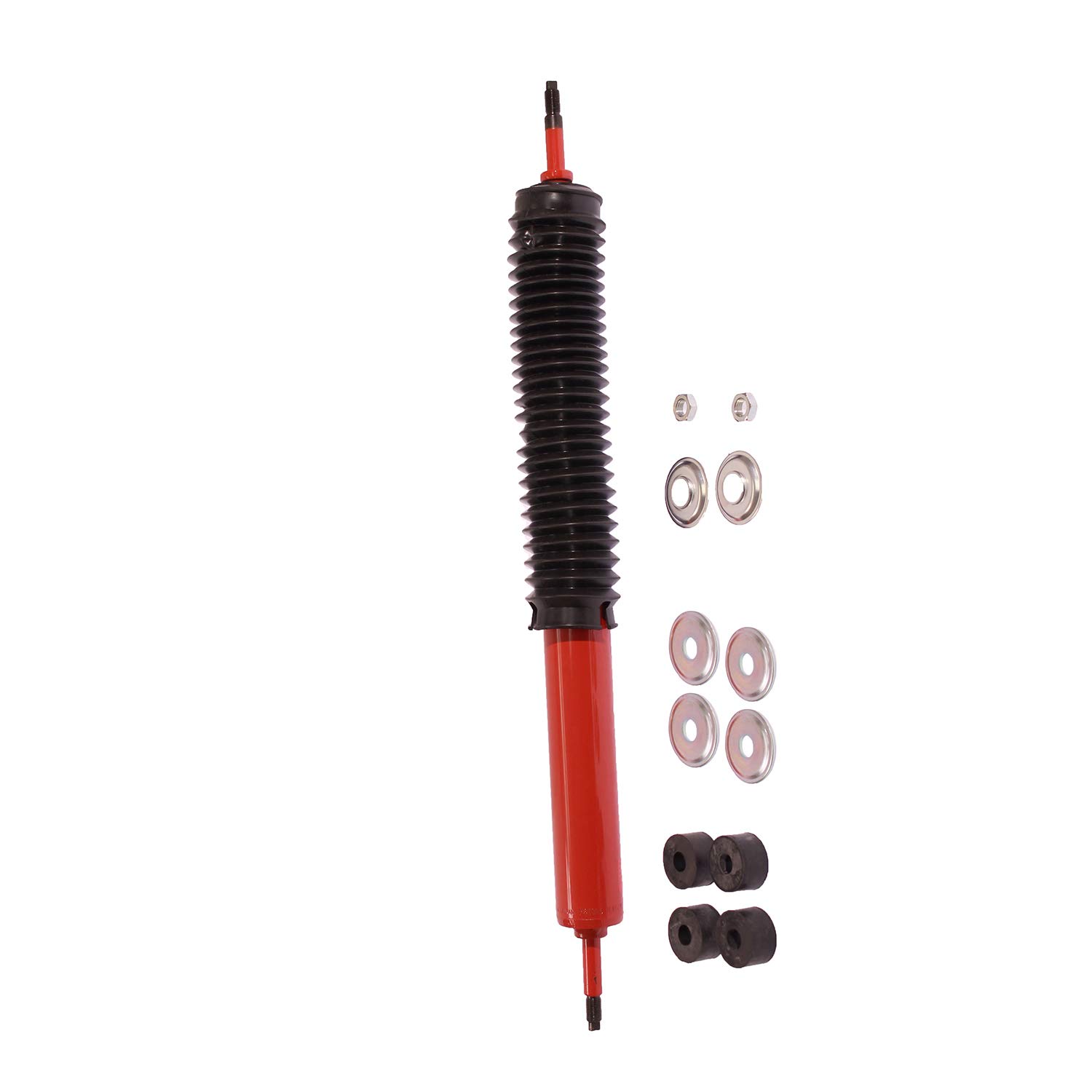 KYB 565026 MonoMax Gas Shock Absorber - Red - Heavy-Duty Performance for Trucks, SUVs, and Off-Road Vehicles - Smooth Ride & Enhanced Control on Rough Terrain