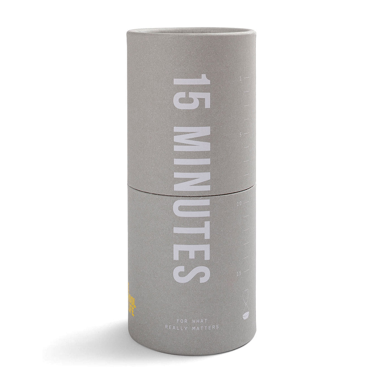 15 Minute Hourglass Sand Timer - White Plastic Kitchen Timer for Cooking, Baking, Games & Classroom Activities - Perfect for Board Games, Kids Learning & Productivity Tasks