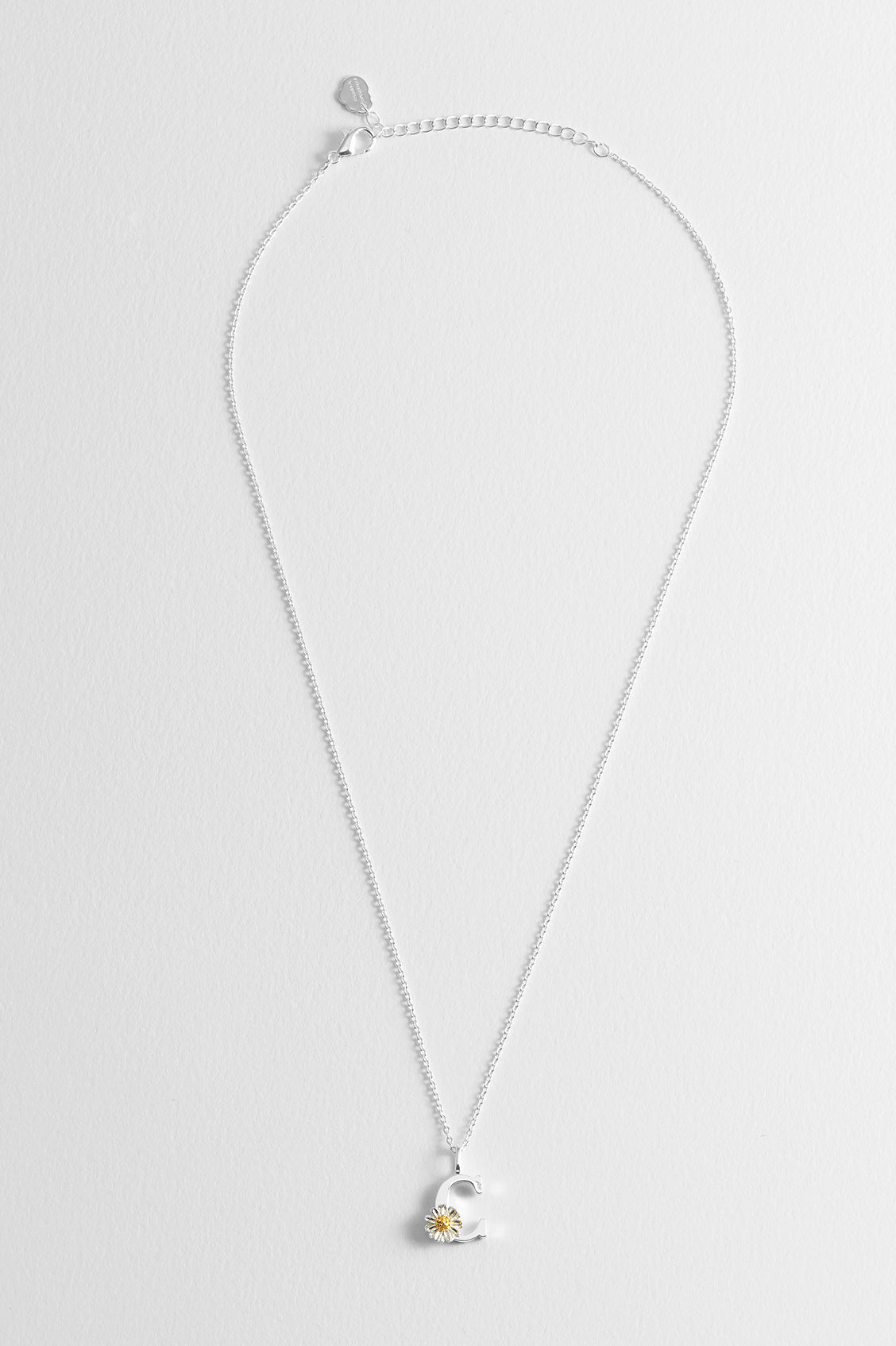 Wildflower Initial Pendant Necklace - Personalized Floral Letter Jewelry for Women - Perfect for Birthdays, Anniversaries & Everyday Elegance