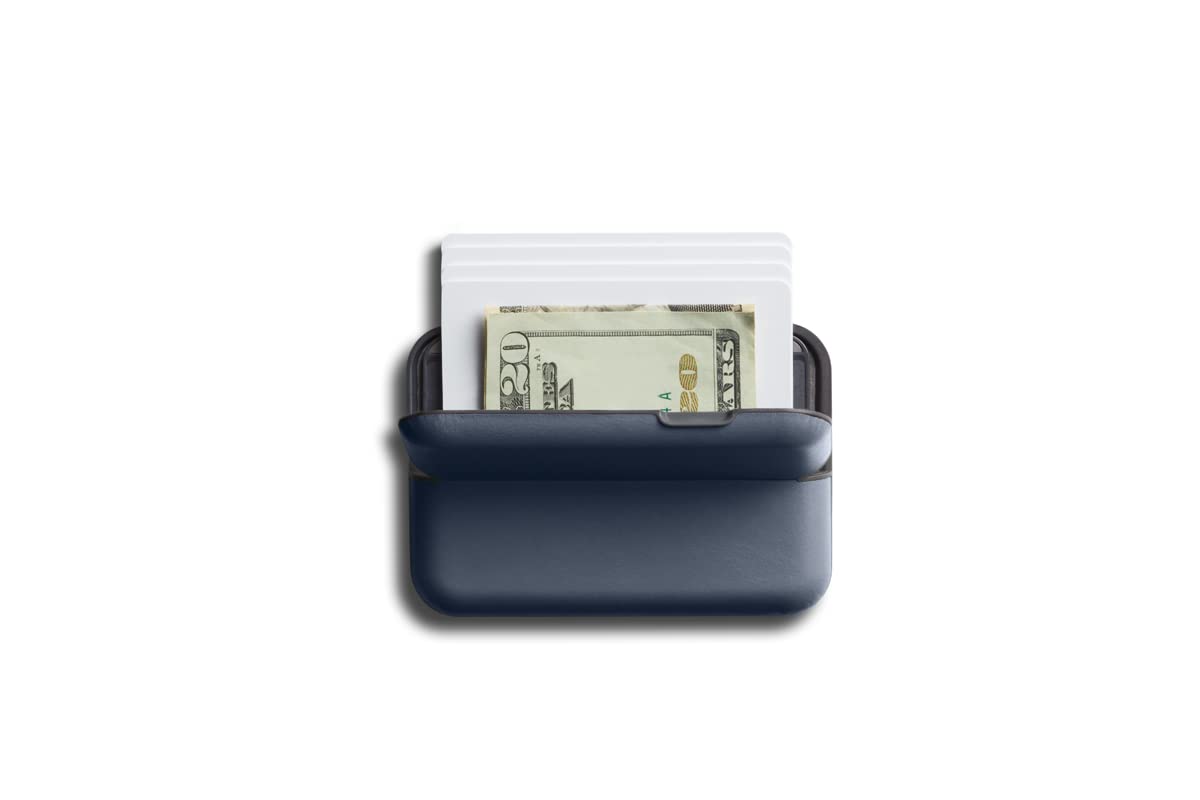 Bellroy Flip Case Second Edition - Slim Card Holder & Hardshell Wallet for Credit Cards & ID - Premium Bluestone Color - Perfect for Travel, Business & Everyday Carry (EDC)