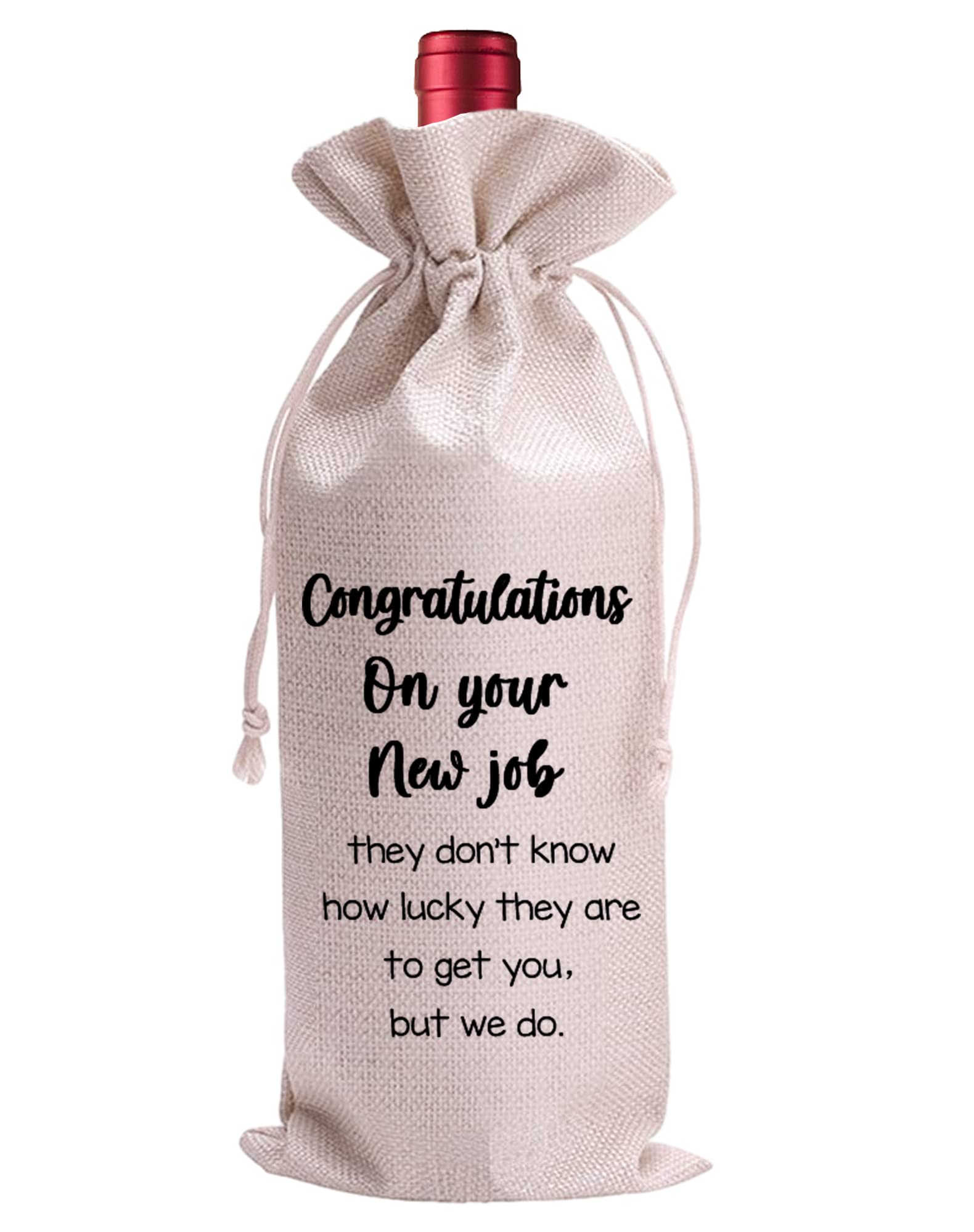 LANBAIHE New Job Gift Bag - Congratulations & Going Away Present for Coworkers - Perfect for Farewell Parties & Career Celebrations (Beige-1)