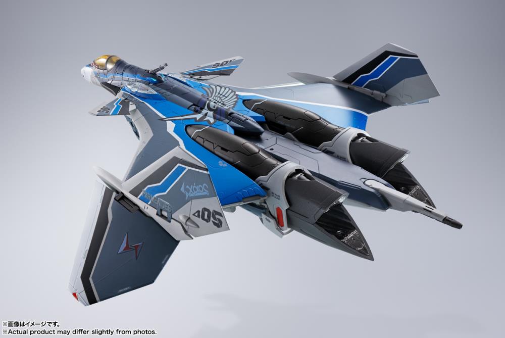 Bandai DX Chogokin VF-31AX Kairos Plus Hayate Immerman Custom Action Figure - Macross Delta Movie Edition | Collectible Anime Mecha Model for Display & Play | Perfect for Anime Fans & Model Collectors