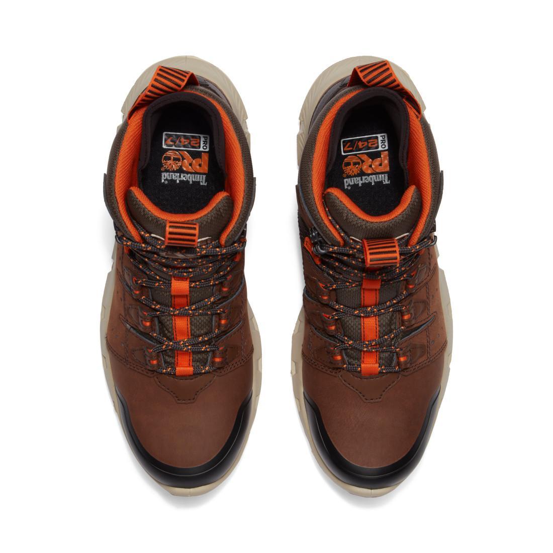 Waterproof Soft Toe Work Boots for Men - Lightweight Safety Shoes with Slip Resistance, Comfortable for Construction, Hiking & Outdoor Work (Ideal for Rainy Weather & Tough Job Sites)