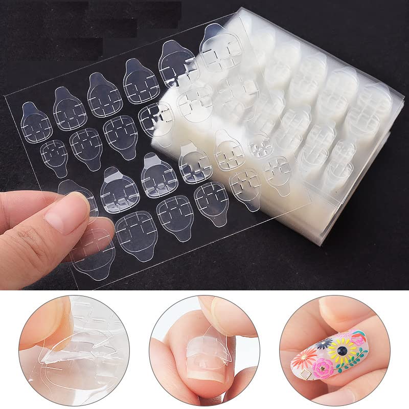Buddy Jelly Trends Premium 24pcs Reusable Stick-on Nails Set - Easy Glue Tab Application, Unbreakable Fake Nails (BJT-JP727) | Perfect for Parties, Weddings & Daily Wear