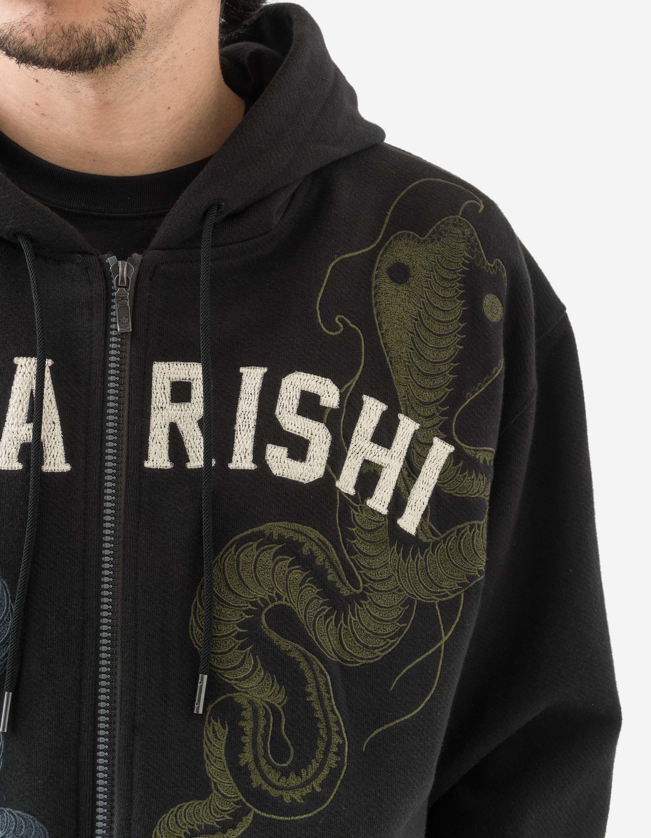 Cobra Zipped Hooded Sweatshirt for Men - 6011 Black | Streetwear, Gym & Casual Wear
