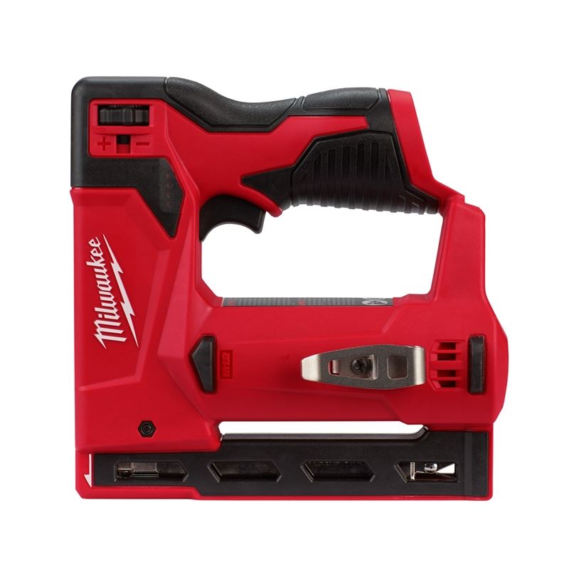20V M12 12-Volt Lithium-Ion Cordless 3/8-Inch Crown Stapler (Tool Only) - Perfect for DIY Projects, Upholstery, and Home Repairs