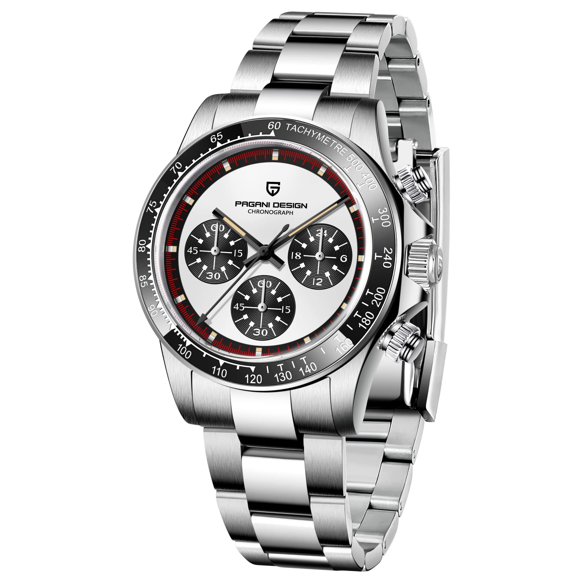 BENYAR Pagani Design 1676 Men's Fashion Quartz Watch - Waterproof Sports Military Chronograph with Luminous Dial | Perfect for Outdoor Activities, Work & Casual Wear