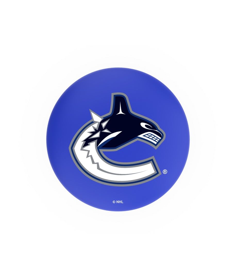 Vancouver Canucks NHL Hockey Bar Stool - Officially Licensed Team Logo - Adjustable Height Pub Chair for Home, Man Cave & Sports Bars - Perfect for Game Nights & Fan Gatherings