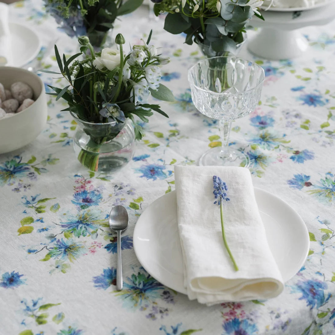 Premium Linen Napkins Set of 2 - Soft Warm White Hemmed Table Linens for Fine Dining, Wedding, and Everyday Elegance
