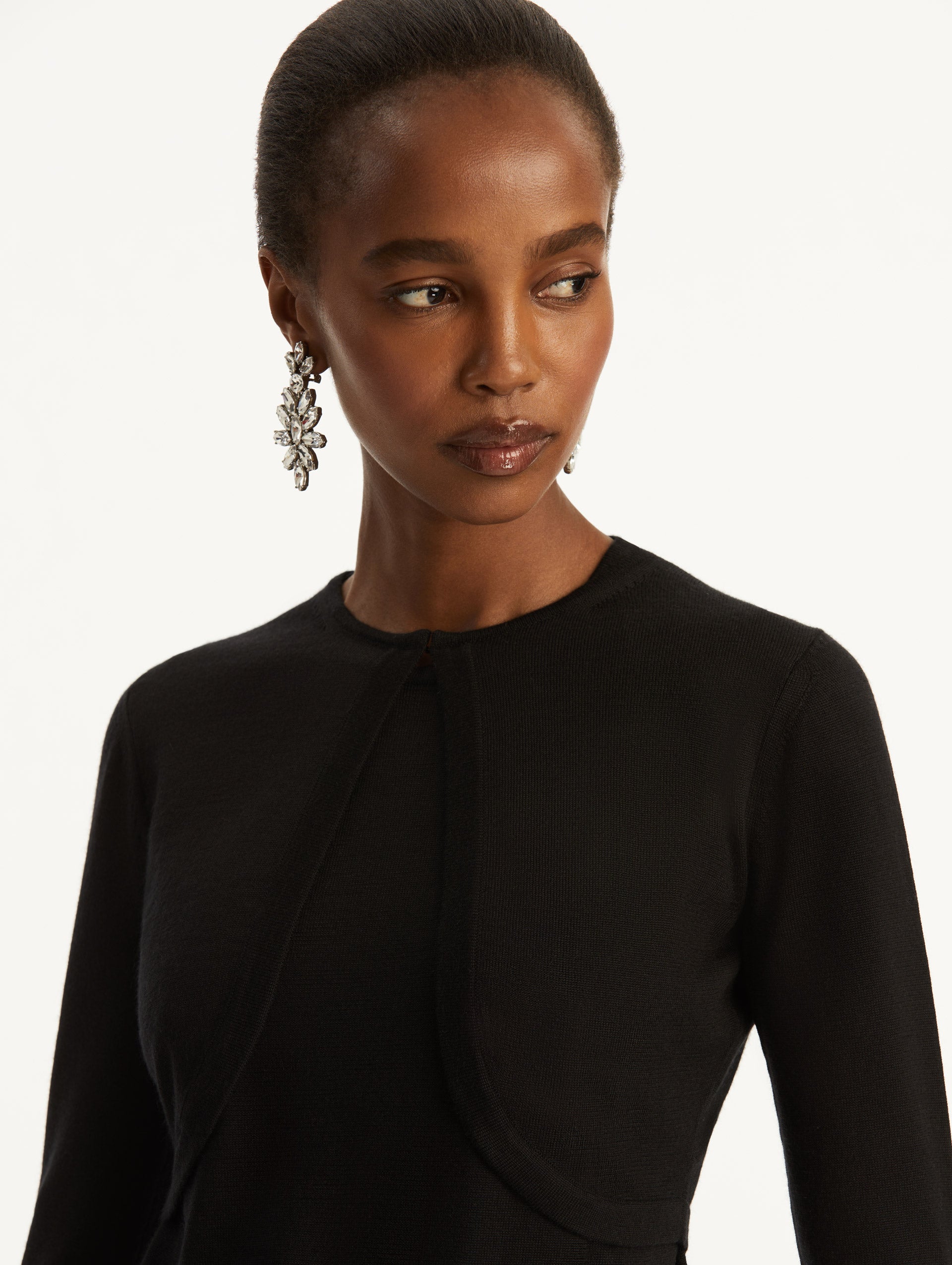 Women's Stylish Wool Blend Bolero Shrug - Elegant & Warm for Fall & Winter - Perfect for Weddings, Parties & Office Wear