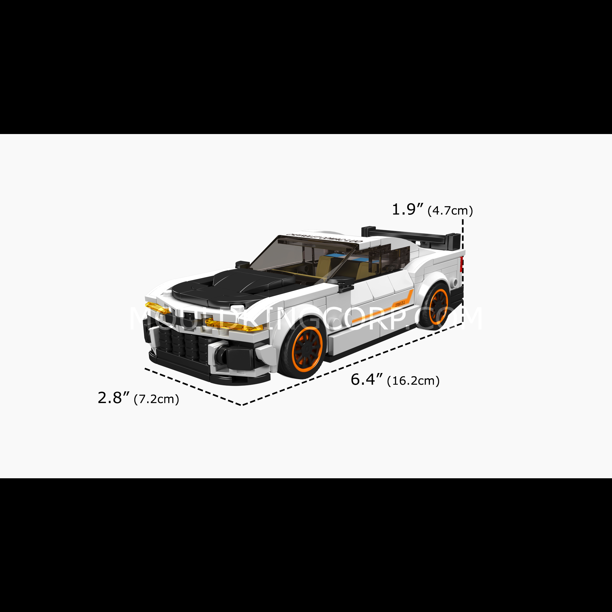 Mould King 27083 Camaro Muscle Car Model Building Set - 421 Pcs DIY Construction Toy for Adults & Kids | Perfect for Collectors, Gifts, and Creative Play