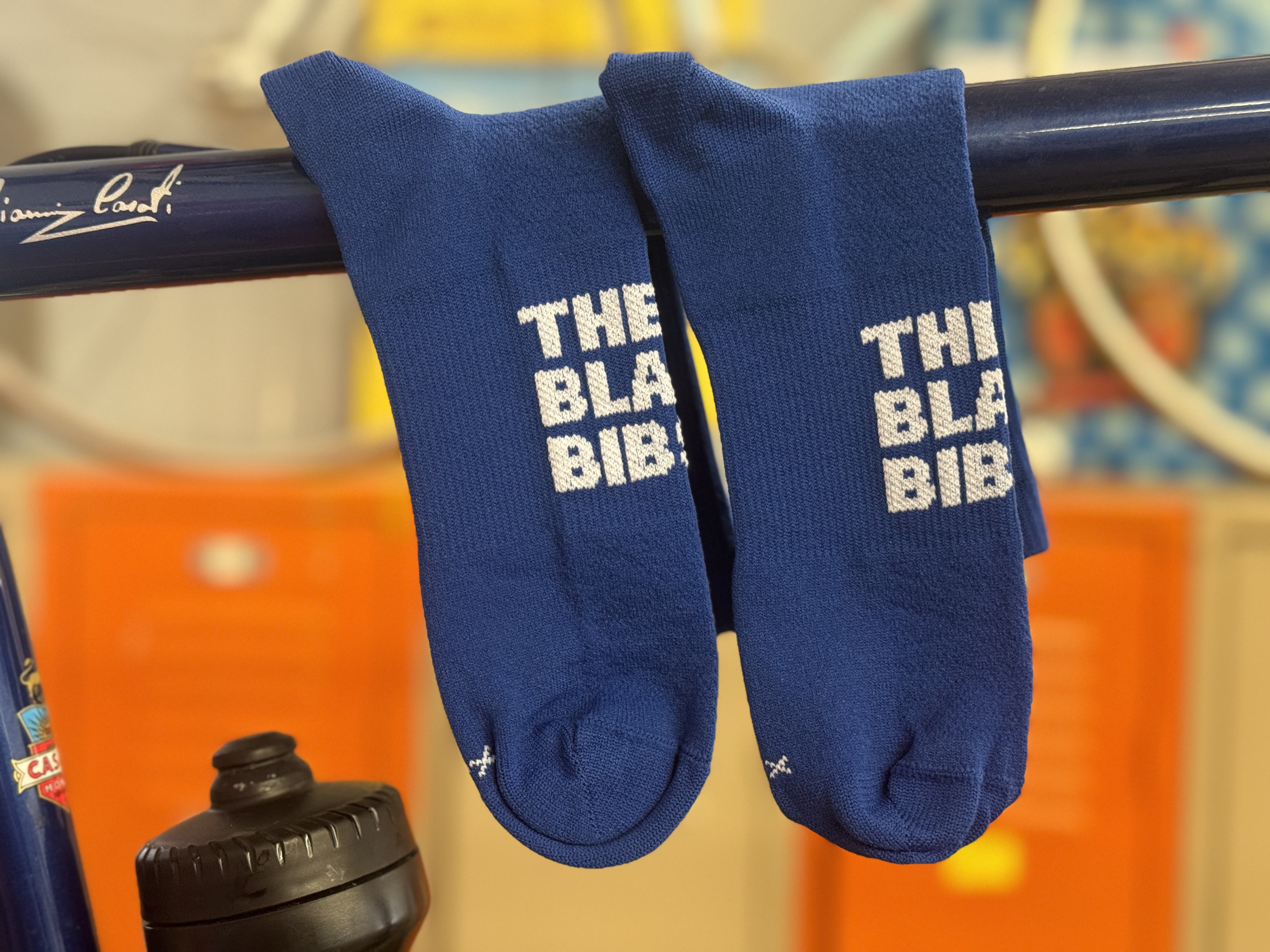 The Black Bibs Socks Royal - Premium Cycling Socks for Men & Women - Comfortable & Breathable for Road & Mountain Biking - Ideal for Training, Racing & Long-Distance Rides