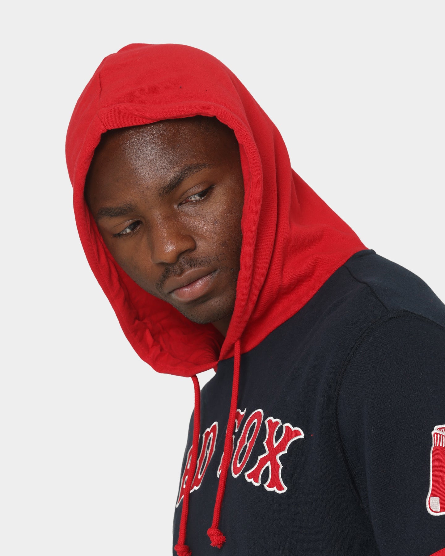 47 Brand Boston Red Sox Shortstop Hoodie for Men - Navy Blue Pullover Hooded Sweatshirt - Perfect for Baseball Games, Fall Outfits & Casual Wear