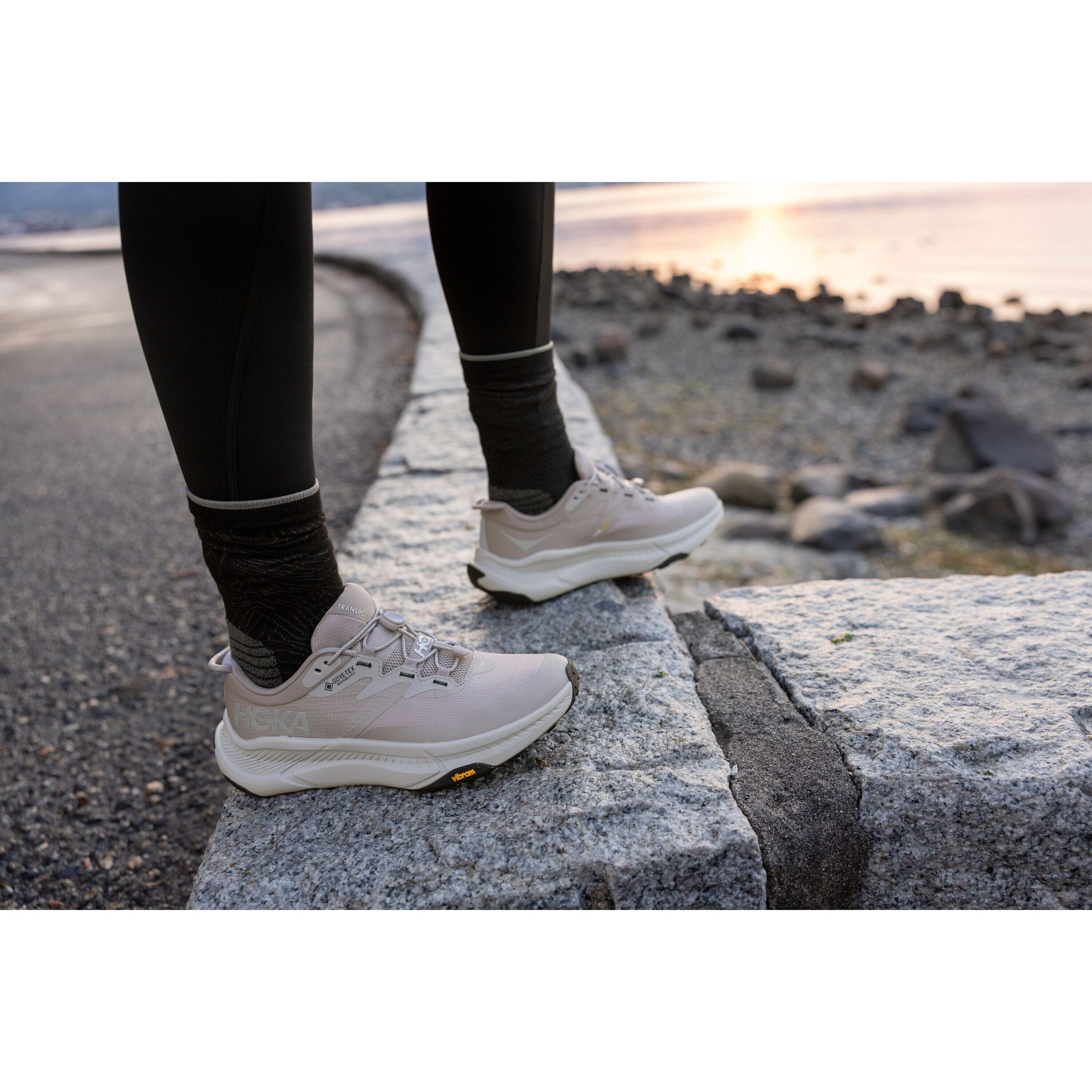 HOKA TRANSPORT GTX Women's Waterproof Hiking Shoes - Lightweight Trail Running Shoes for Women with Gore-Tex Technology | Perfect for Outdoor Adventures, Hiking & Travel