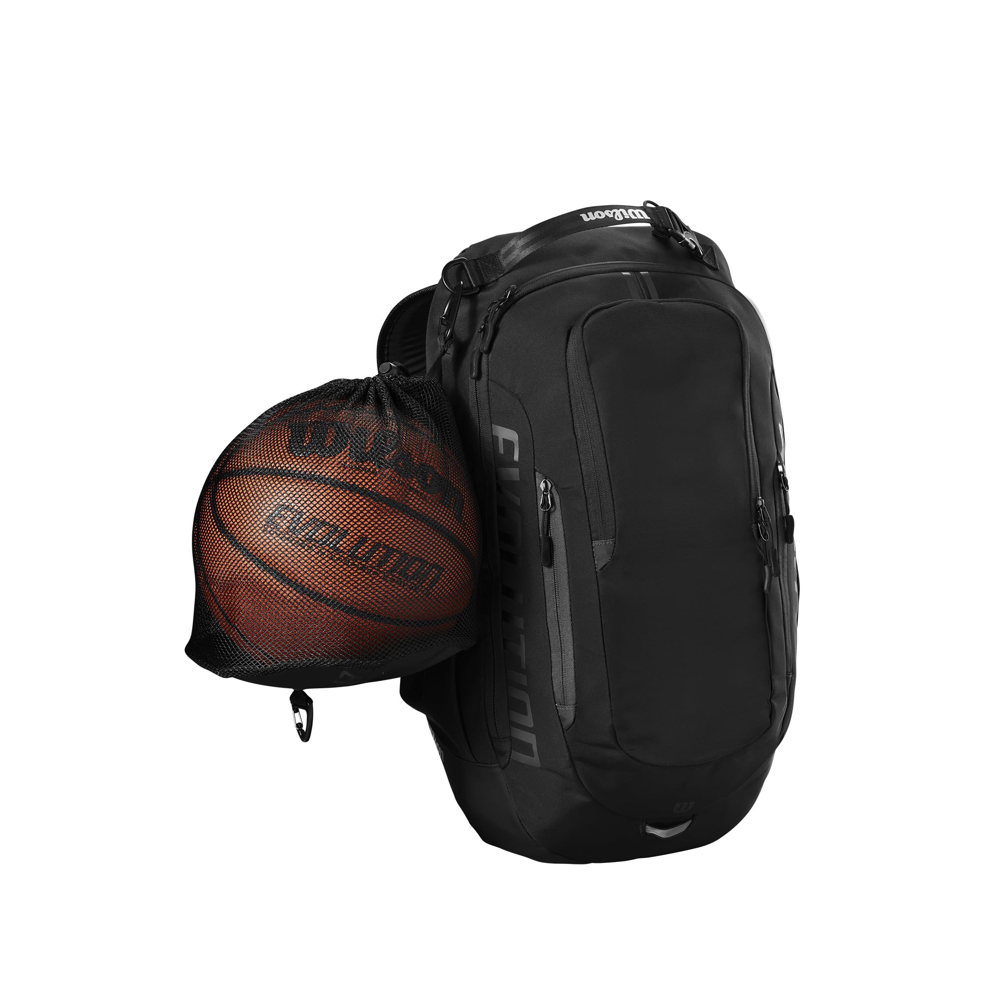 Wilson Evolution Basketball Gearpack - Premium Basketball Equipment Bag for Training & Games - Durable Sports Backpack for Basketball Players, Coaches & Fans - Perfect for Gym, Court & Travel