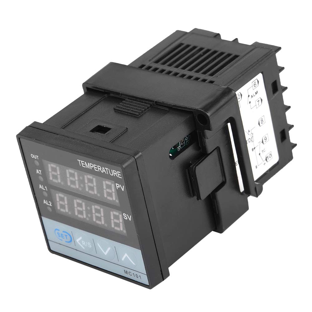 Adsire Digital PID Temperature Controller - 48mm x 48mm Waterproof Industrial Thermostat for Precise Temperature Regulation | Perfect for HVAC, Brewing, Aquariums & Laboratory Equipment