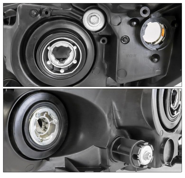 2013-2015 Honda Accord Sedan 4DR Black Projector Headlights - High Performance LED Headlamps for Night Driving & Enhanced Visibility