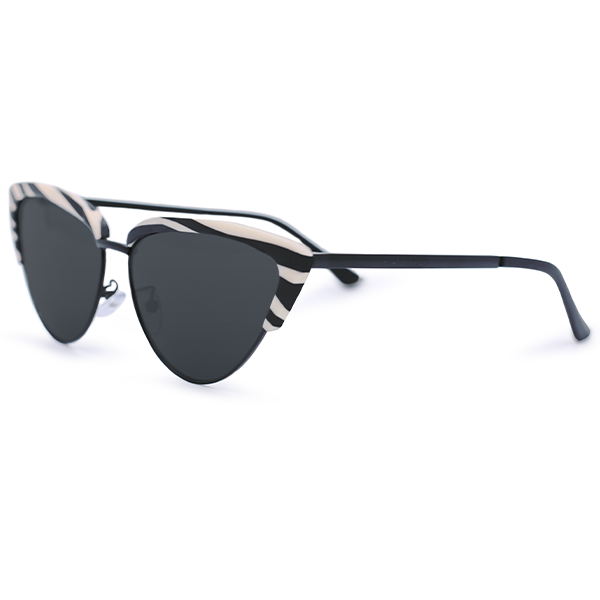 Ava Black Zebra Prescription Glasses - Stylish & Durable Eyewear for Men & Women | Perfect for Reading, Driving & Daily Use