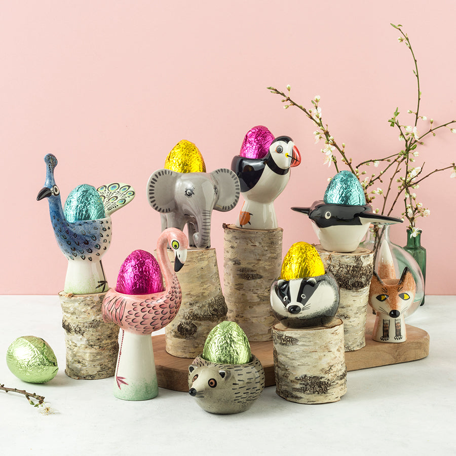 Penguin Egg Cup Holder - Cute Animal Shaped Egg Holder for Breakfast Table Decor - Perfect for Easter, Kitchen, and Dining Room Decorations