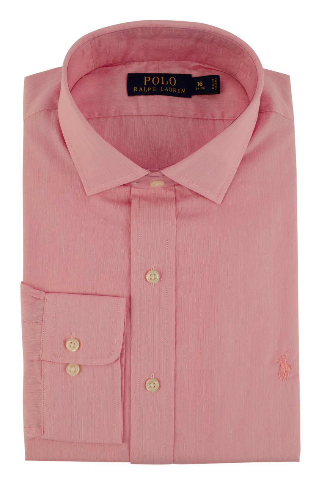 Ralph Lauren Men's Classic-Fit Hairline Stripe Dress Shirt | Premium Cotton Formal Shirt for Business & Office Wear | Perfect for Work, Weddings & Special Occasions
