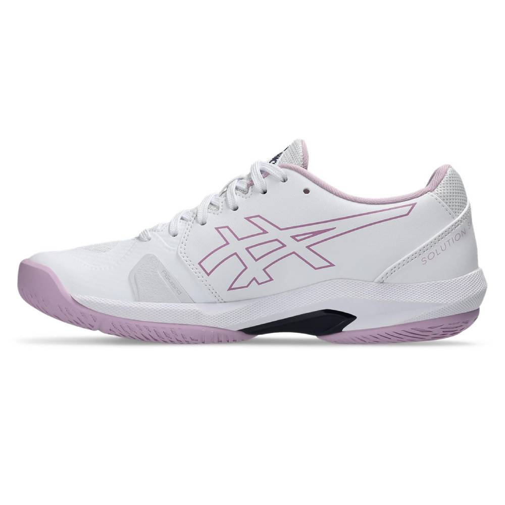 ASICS Solution Swift FF 2 Women's Tennis Shoes - Lightweight Performance Court Shoes for Women (White/Ube) | Perfect for Competitive Matches & Training Sessions