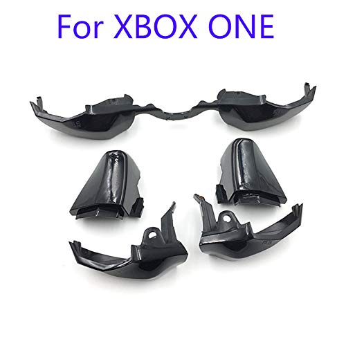 10-Piece Black Button Set for Xbox One & Elite Controller - Replacement LB RB RT LT Buttons (Split LB RB Color) - Perfect for DIY Repairs & Gaming Accessories