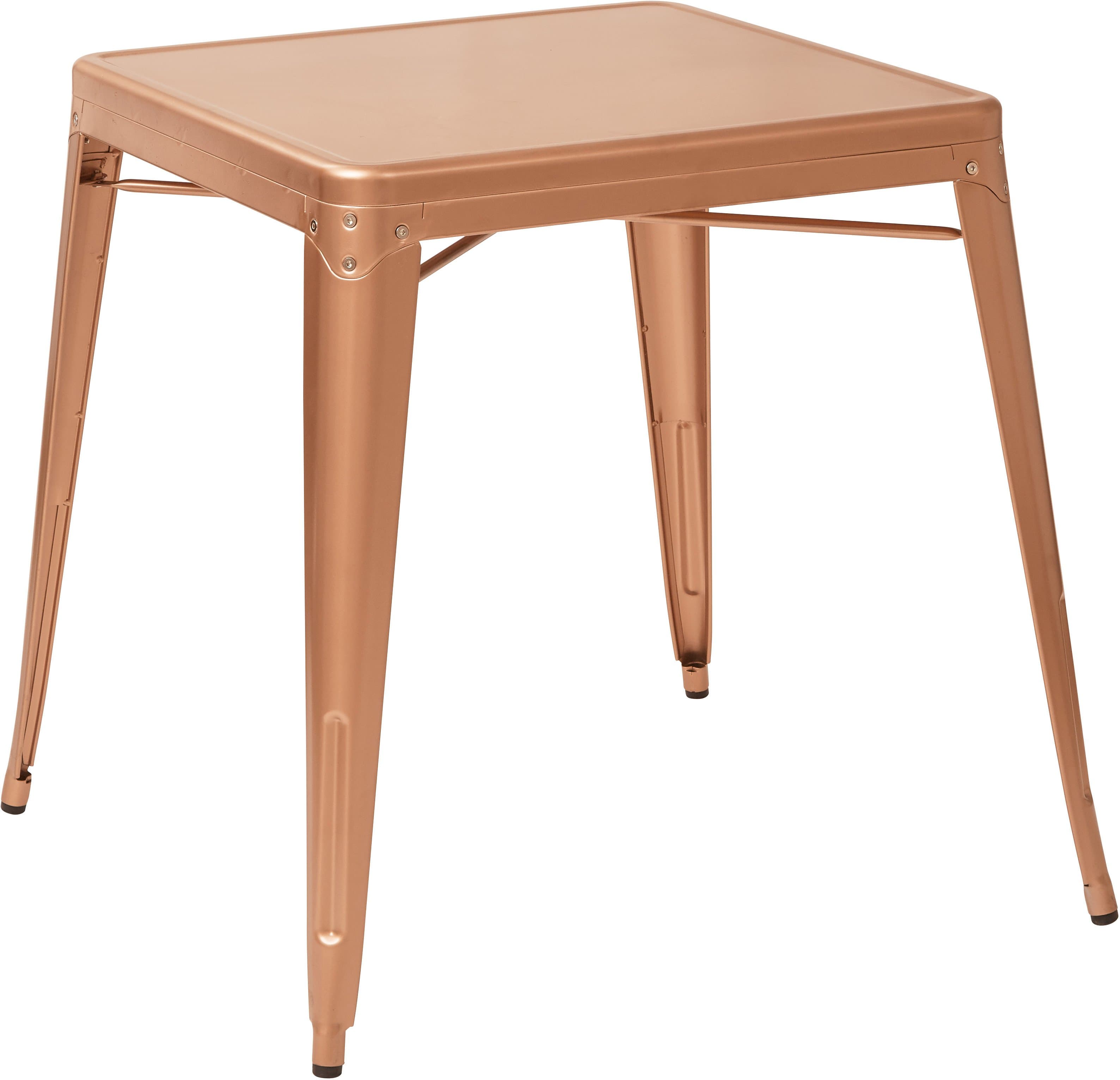 Office Star OSP Designs Bristow Antique Metal Table [BRW432] - Vintage Style Desk for Home Office, Study Room & Workspace Decor