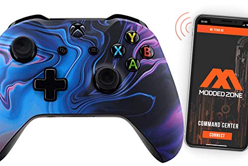 Rapid Fire Custom Modded Controller for Xbox One S/X - 40 Mods Compatible with Call of Duty, Fortnite & Major Shooter Games (3.5mm Jack, Dark Source) - Perfect for Competitive Gaming & Esports