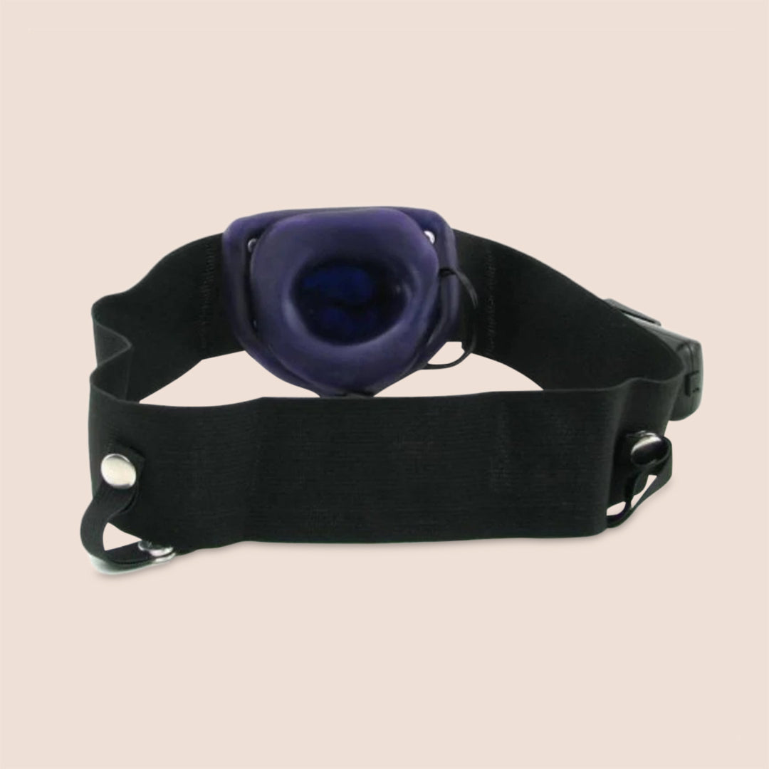 Fetish Fantasy Vibrating Hollow Strap-On for Men & Women - Comfortable Elastic Harness | Couples Play, Role Reversal & LGBTQ+ Friendly Adult Toy
