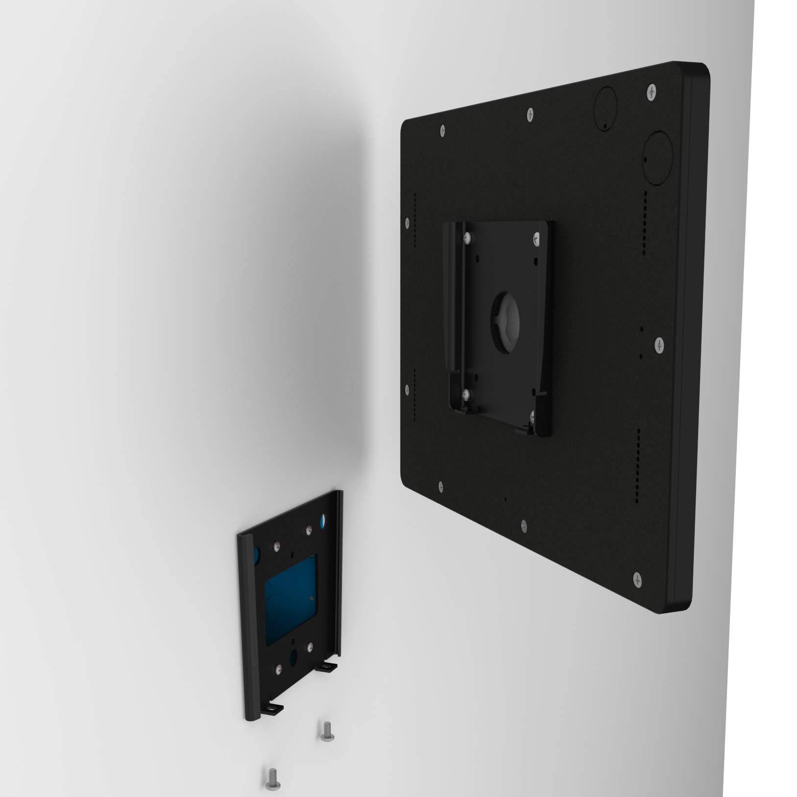 VidaMount Black Enclosure & Fixed VESA Slim Wall Mount Bundle - Compatible with iPad Air 13
