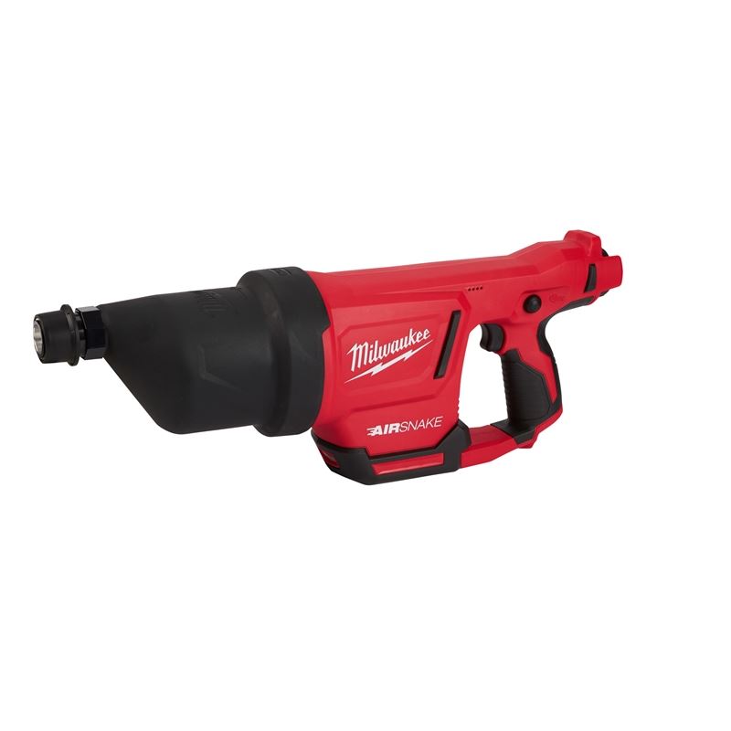 2572B 21 M12 12V Lithium-Ion Cordless Drain Cleaning Air Snake Gun Kit - Professional Clog Remover for Sinks, Bathtubs & Showers - Ideal for Plumbers & Homeowners