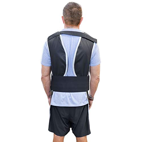 Economy Lead Apron for Back Relief - 0.50mm Front Radiation X-Ray Protection - Large Size for Men - Blue Camo Pattern - Ideal for Dentists, Radiologists & Medical Professionals