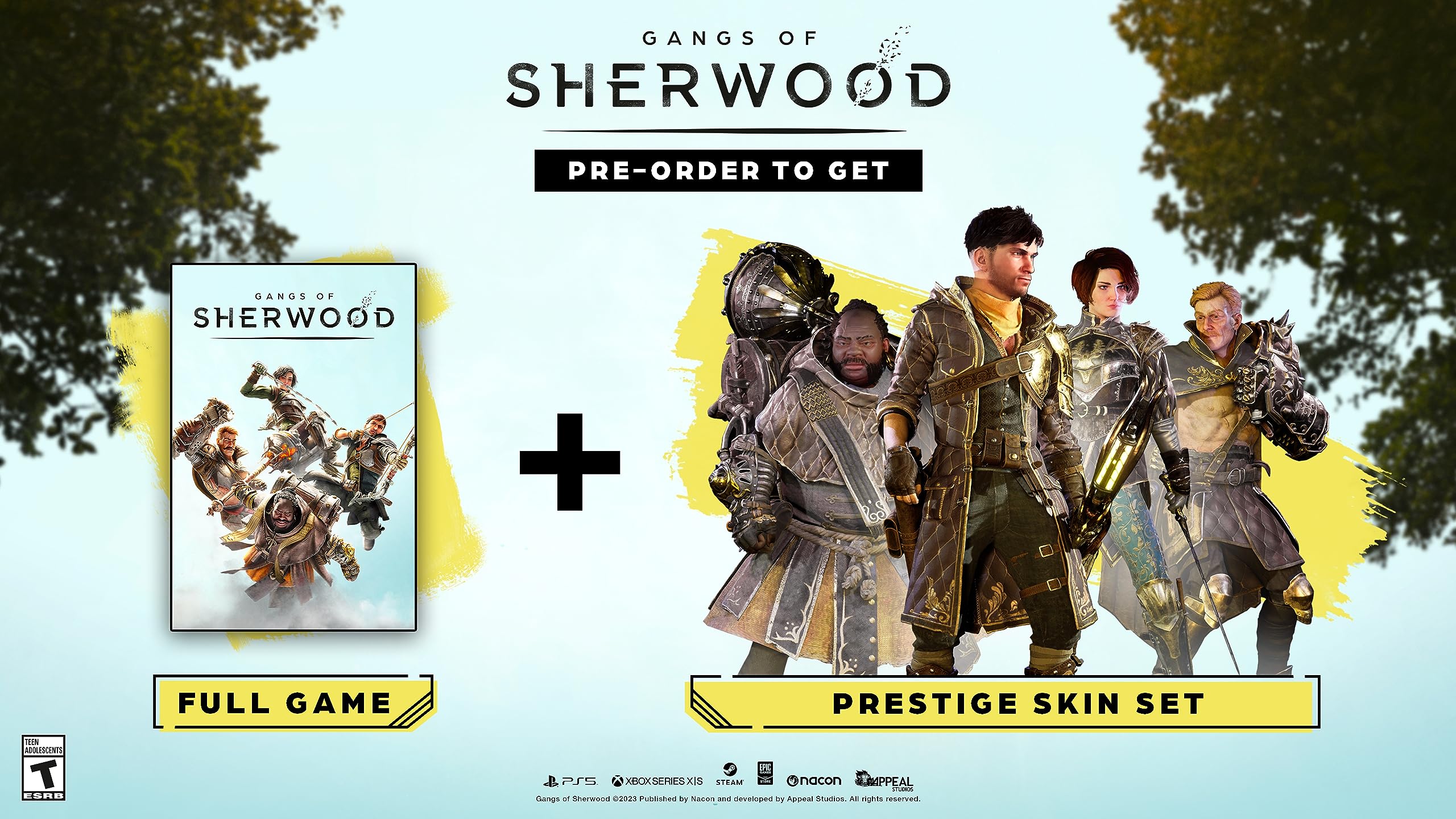 Gangs of Sherwood PS5 Game - Action-Adventure Co-op RPG for PlayStation 5 | Epic Medieval Fantasy Multiplayer Experience | Perfect for Game Nights & Online Battles