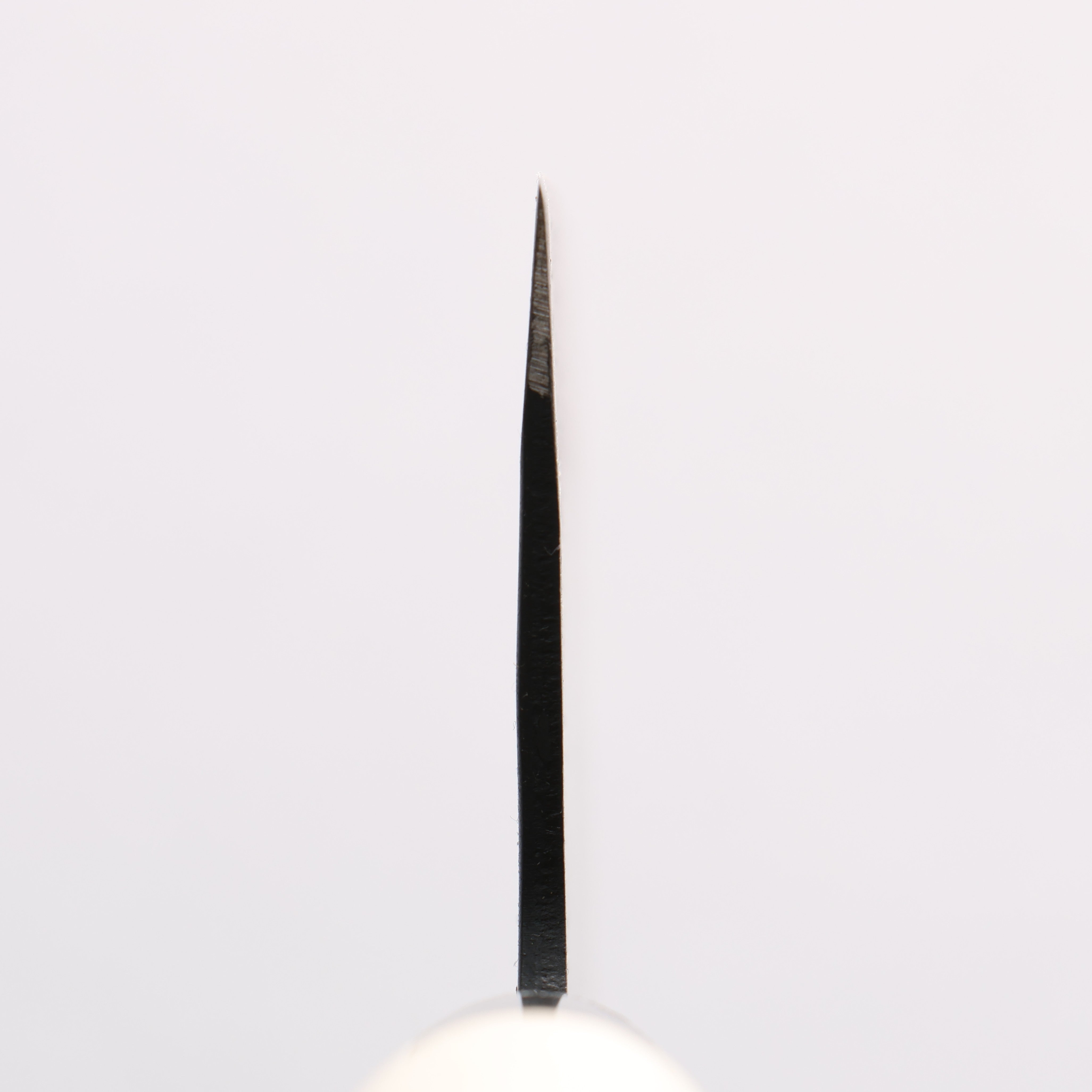Kanetsune Hamaken Blue Steel No.2 Nakiri Knife 165mm - Japanese Black Finished Kitchen Knife with Magnolia Wood Handle - Perfect for Vegetable Chopping, Slicing & Precision Cutting