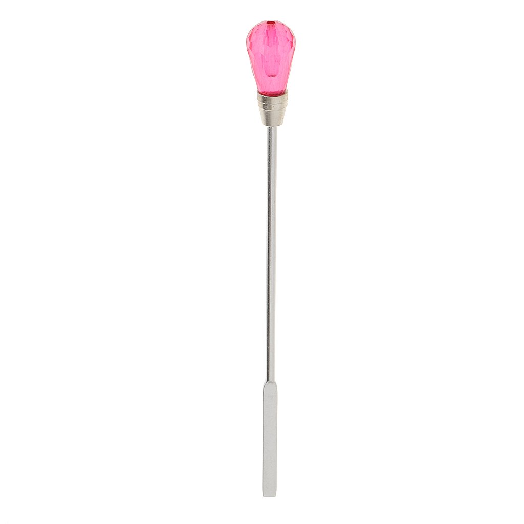 VMS INDIA Permanent Makeup Eyebrow Tattoo Pigment Mixing Tool - Stainless Steel Stirring Rod & Spatula Set for Microblading, Ombre Brows & Cosmetic Tattooing - Professional Salon & Home Use Beauty Accessories