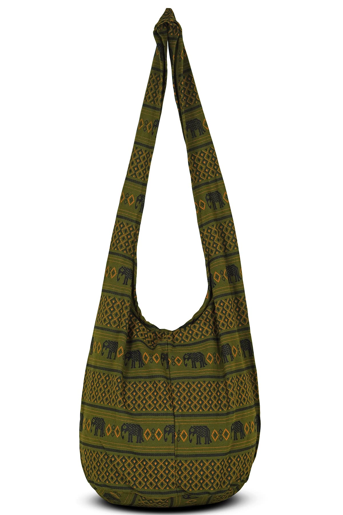 Stylish Unisex Boho Crossbody Handbag - Handmade Cotton Shoulder Bag for Men & Women | Perfect for Travel, Shopping & Everyday Use