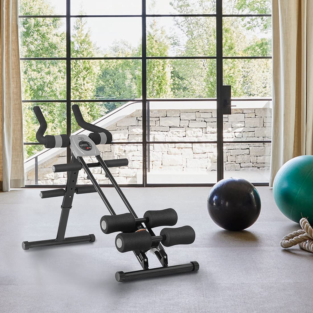 Premium AB Workout Equipment - Adjustable Home Gym Ab Machine for Core Strength Training & Abdominal Exercises | Perfect for Home Fitness, Weight Loss & Toning